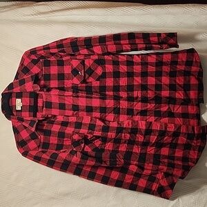 Women's Red Flannel Shirt Sz. M